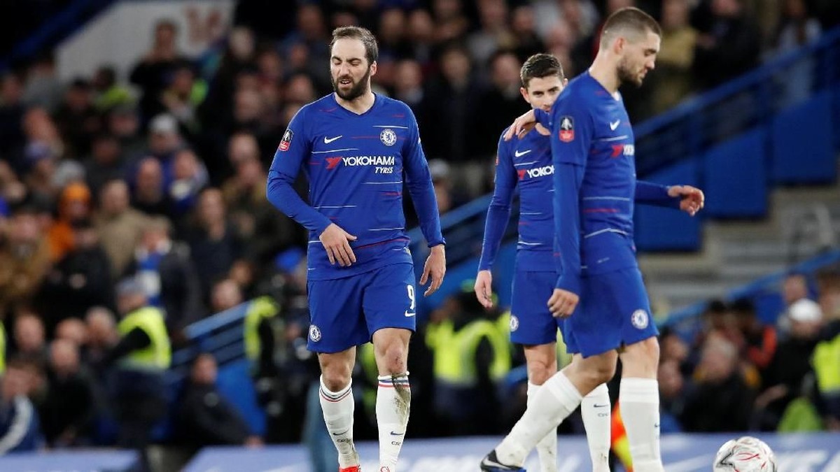 Chelsea menghadapi Manchester City di final Piala Liga Inggris. (Foto: David Klein/Reuters)