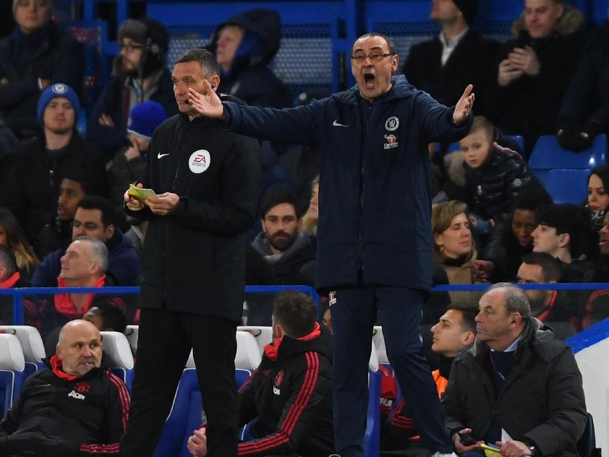 Manajer Chelsea, Maurizio Sarri. (Foto: Mike Hewitt/Getty Images)