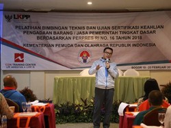 Guna Tingkatkan Kompetensi, Menpora Dorong Sertifikasi Pejabat