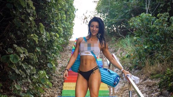 Foto: Binaragawan Cantik Berselisih dengan Polisi karena Pose Pakai Bikini