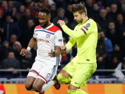Lyon juga beberapa kali mengancam gawang Barcelona pada babak pertama. Di paruh kedua, tuan rumah justru mengendur. Foto: Jean-Paul Pelissier/REUTERS