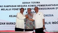 Momen KPK Serahkan Aset Koruptor Rp 110 M ke BNN dan Kejagung