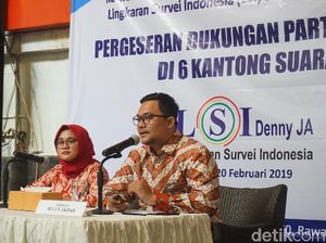 LSI: Tren Pemilih Muslim PDIP Turun, Gerindra Naik LSI: Tren Pemilih Muslim PDIP Turun, Gerindra Naik