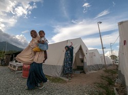 Hunian Sementara Korban Bencana Palu hingga Donggala Sudah 95%