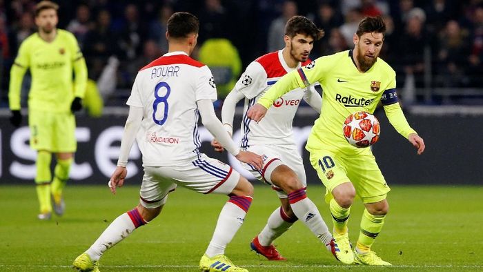 Lyon vs Barcelona masih 0-0 di babak pertama (Foto: Jean-Paul Pelissier/REUTERS) Lyon vs Barcelona masih 0-0 di babak pertama (Foto: Jean-Paul Pelissier/REUTERS)
