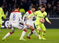 Babak Pertama Usai, Lyon vs Barcelona Masih 0-0
