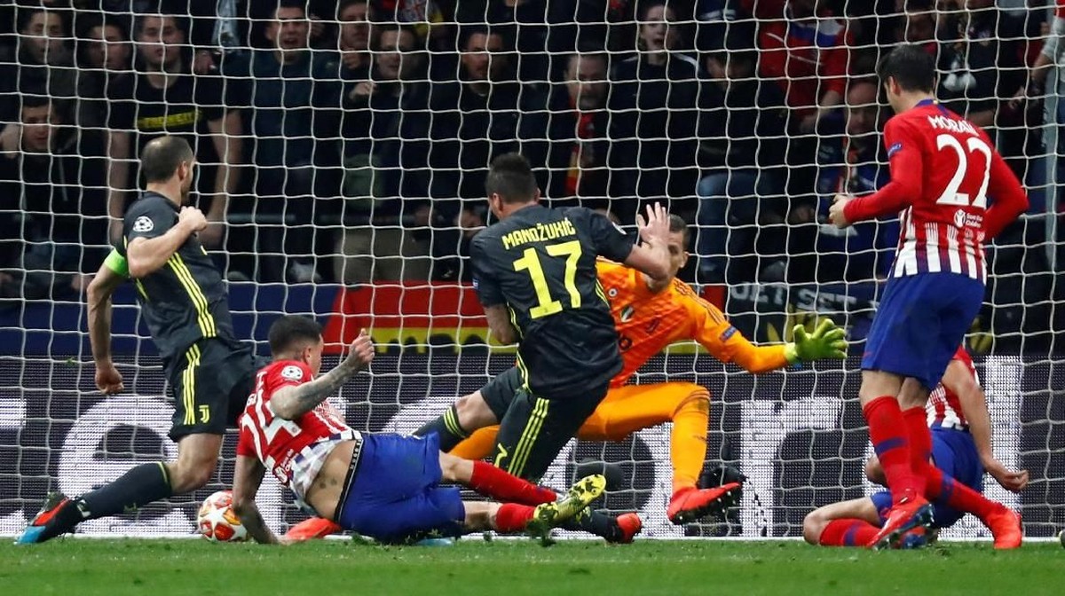 Atletico Madrid menang 2-0 atas Juventus. (Foto: Juan Medina/Reuters)