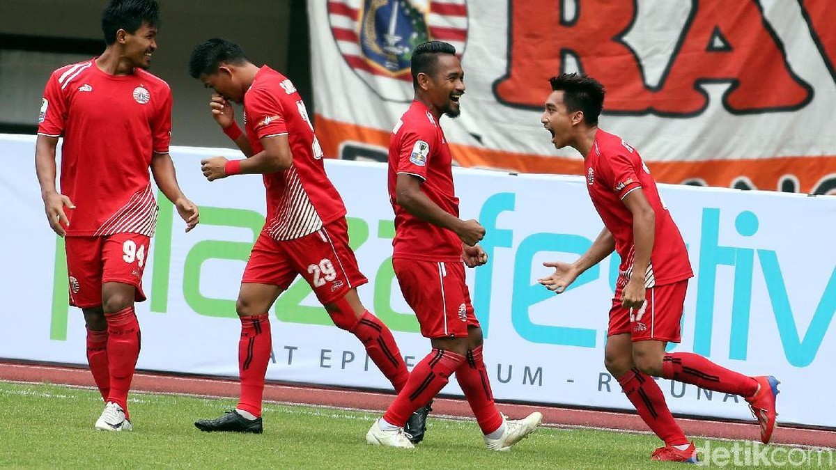 Persija Jakarta bisa kembali diperkuat tiga pilarnya di Timnas Indonesia, saat menghadapi Kalteng Putra di perempatfinal Piala Presiden 2019. (Dok. Foto: Rengga Sancaya/detikcom)