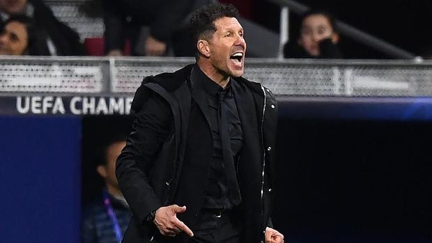 Simeone didenda Rp322 juta karena selebriasi cojones di leg pertama.