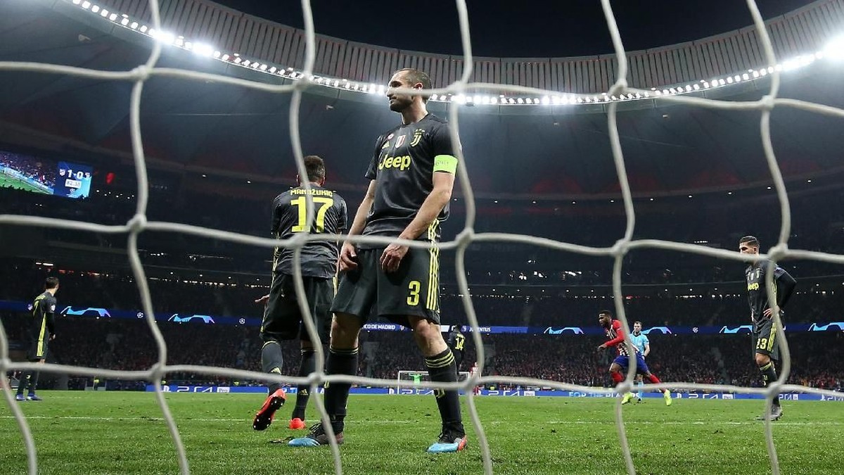 Juventus kalah 0-2 dari Atletico Madrid di leg pertama 16 besar Liga Champions. (Foto: Angel Martinez/Getty Images)