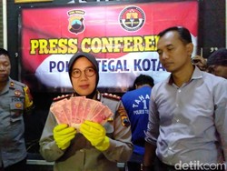 Pakai Uang Palsu Saat belanja, 2 Orang Ditangkap di Kota Tegal