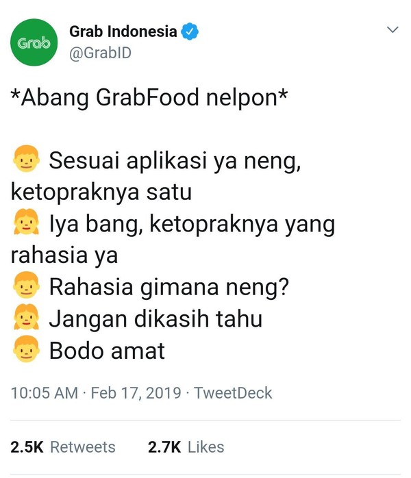 Netizen Adu Lucu Bikin Percakapan Plesetan Makanan Dengan