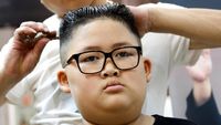 Sambut Pertemuan Korut-AS, Bocah Ini Tiru Gaya Rambut Kim Jong Un