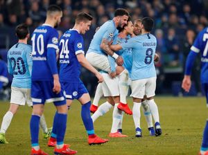 Hasil Liga Champions: 10 Pemain City Taklukkan Schalke 3-2