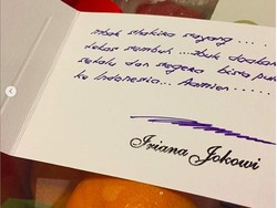 Iriana Jokowi Selipkan Doa untuk Putri Denada Lewat Surat