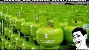 Bukan Buat Masak, Tabung Gas Ini Dimainkan Jadi Meme Kocak