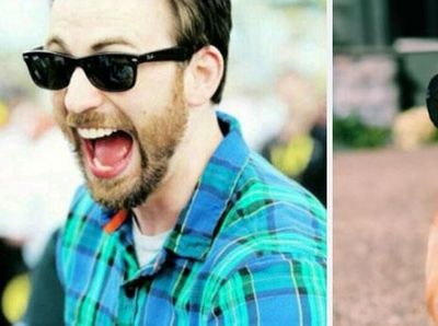 Kocak! Saat Anjing Peliharaan Tirukan Pose Chris Evans
