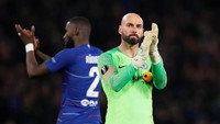 Chelsea lolos ke babak 16 besar Liga Europa dengan agregrat meyakinkan 5-1. Foto: David Klein/Reuters)