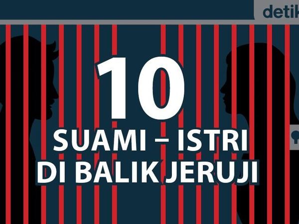 10 Pasangan Suami-Istri di Balik Jeruji