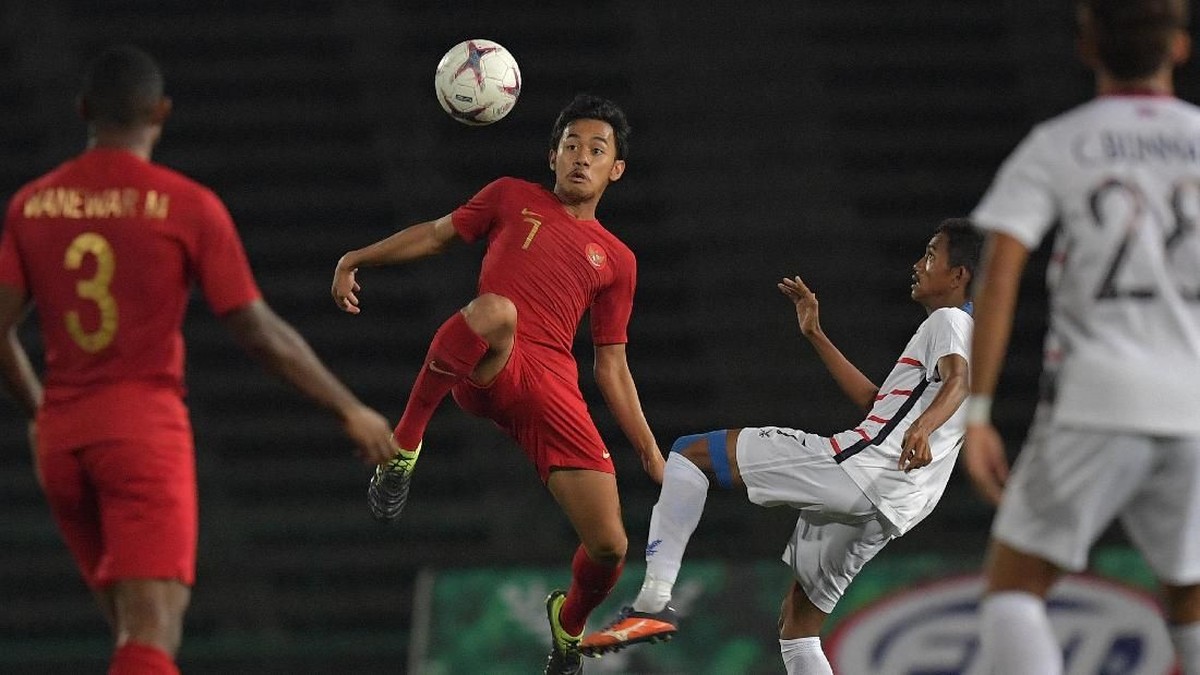 Timnas Indonesia mengalahkan Kamboja 2-0 dan lolos ke semifnal Piala AFF U-22 2019. (Foto: Nyoman Budhiana/ANTARA FOTO)
