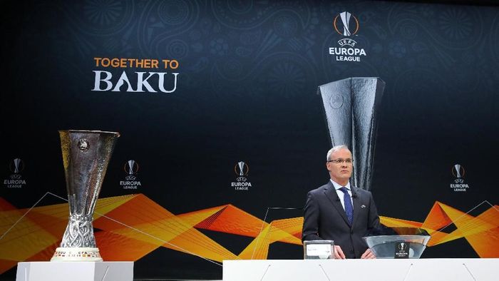Drawing 16 besar Liga Europa 2018/2019 (REUTERS/Denis Balibouse) Drawing 16 besar Liga Europa 2018/2019 (REUTERS/Denis Balibouse)