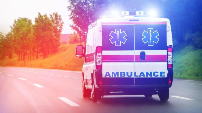 Ilustrasi ambulans Ilustrasi ambulans.