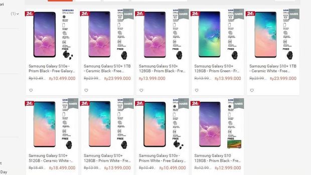 Galasy S10+ Harga Rp 24 Juta Banyak Dipesan