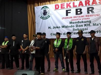 Dukungan FBR untuk Jokowi Dua Periode