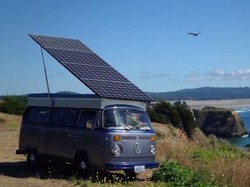 Modifikasi VW Kombi Mesin Listrik Bertenaga Matahari