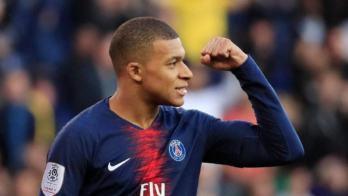 Striker belia Paris Saint-Germain Kylian Mbappe. (Foto: Gonzalo Fuentes/Reuters)
