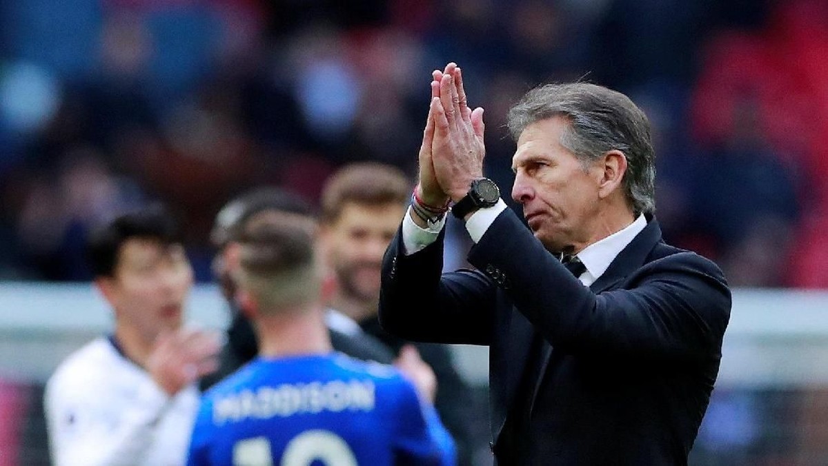 Claude Puel dipecat oleh Leicester City (Andrew Couldridge/Reuters)