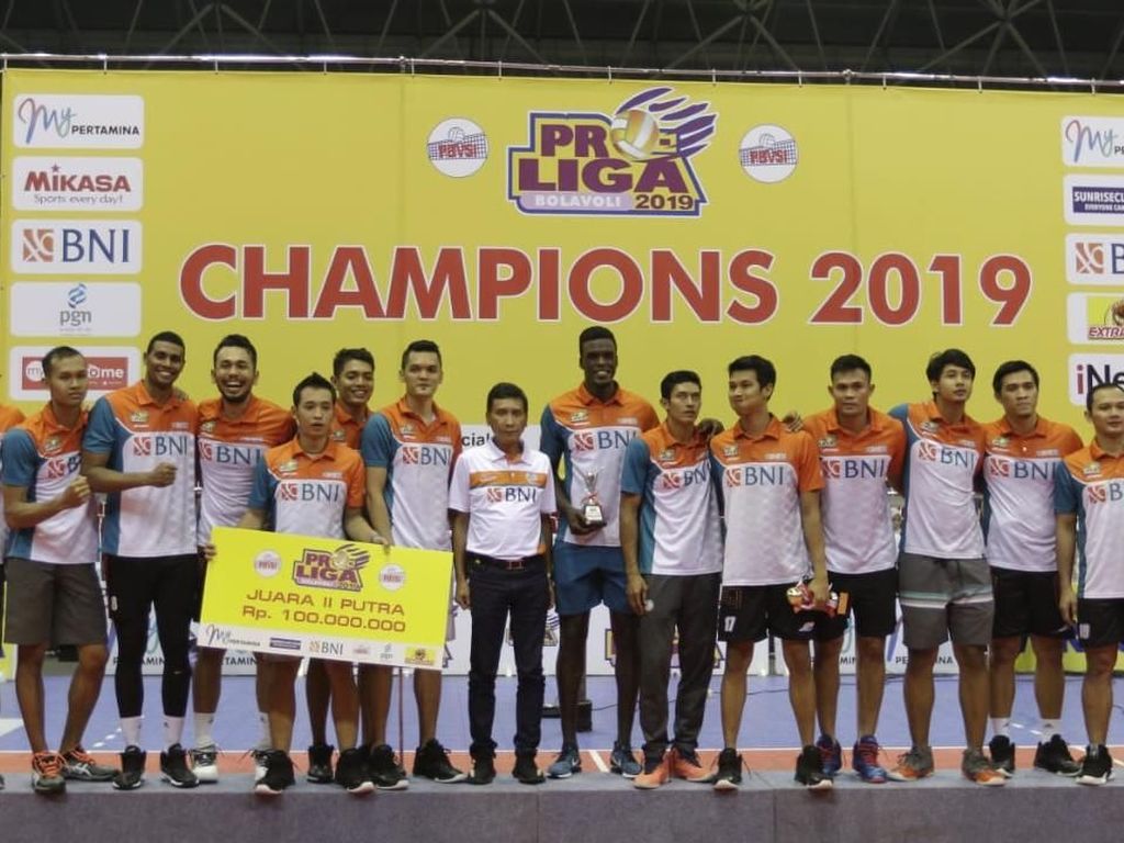 Tim Putra BNI 46 Raih 4 Penghargaan Individu di Proliga 2019 Tim Putra BNI 46 Raih 4 Penghargaan Individu di Proliga 2019