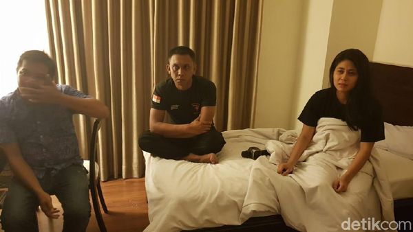 Tampang 3 Polisi dan 1 Wanita yang Ditangkap Lagi Nyabu di Makassar