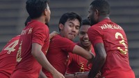 Satu gol Luthfi ini dipertahankan sampai laga usai dan memastikan Garuda Muda ke final. (Foto: ANTARA FOTO/Nyoman Budhiana/aww.)