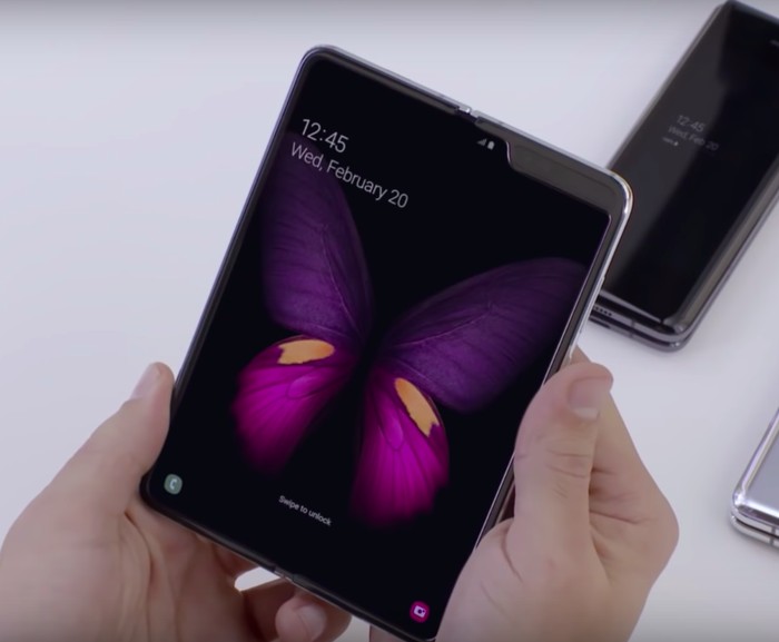 Samsung Galaxy Fold. Foto: YouTube Samsung Samsung Galaxy Fold. Foto: YouTube Samsung