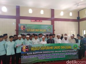 Santri Ponpes Nurussalam Ciamis Deklarasi Pemilu Damai