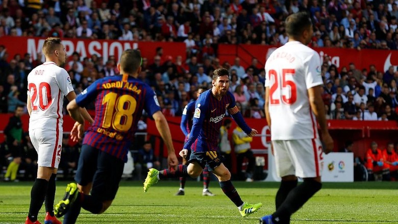 Karena Gawang Sevilla adalah Favorit Messi