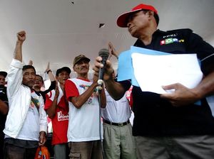 Giliran PKL di Depok yang Dukung Jokowi-Maruf