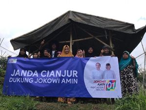 Berharap Diperhatikan, Janda-janda Cianjur Dukung Jokowi-Maruf