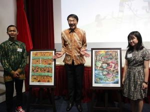 Dua Pelukis Indonesia Juara Lomba Lukis Internasional Kao