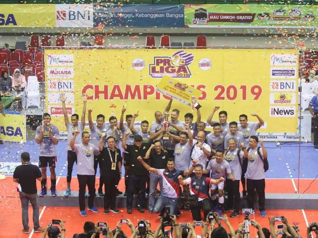 Tim Putra Samator Juara Proliga 2019