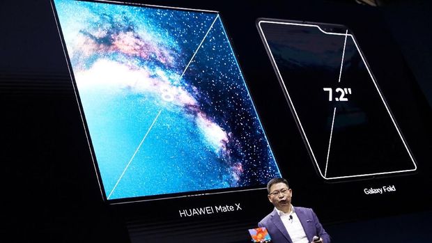 Huawei Pamerkan Mate X, Sebuah Ponsel Layar Lipat 5G