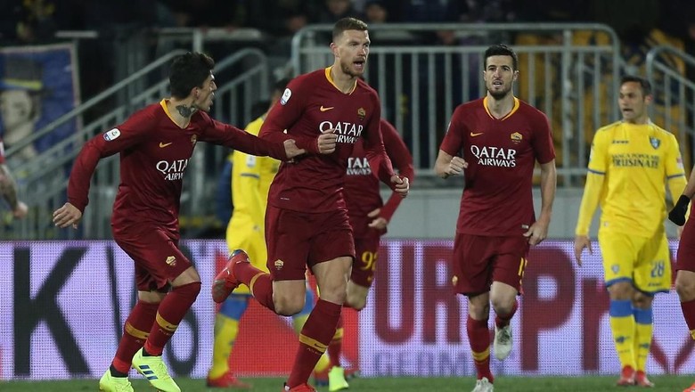 Hasil Liga Italia: Dramatis, Gol Dzeko di Injury Time Menangkan Roma