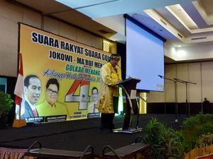 Kata Airlangga soal Pidato Jokowi Tunggu Pengembalian Konsesi Lahan