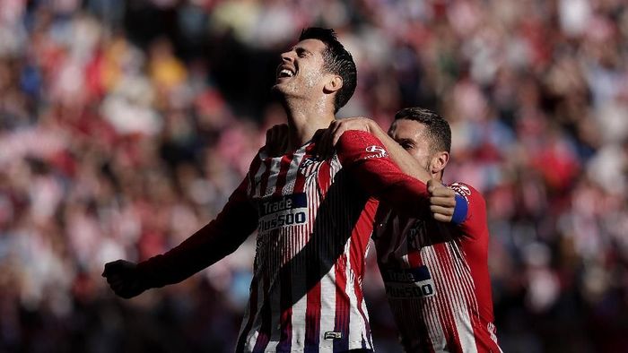 Alvaro Morata sangat senang bakal dipermanenkan Atletico Madrid. (Foto: Gonzalo Arroyo Moreno/Getty Images) Alvaro Morata sangat senang bakal dipermanenkan Atletico Madrid. (Foto: Gonzalo Arroyo Moreno/Getty Images)