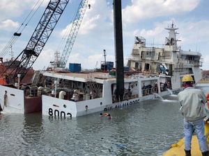 Duh, Kapal Baru Bakamla Ini Nyaris Tenggelam