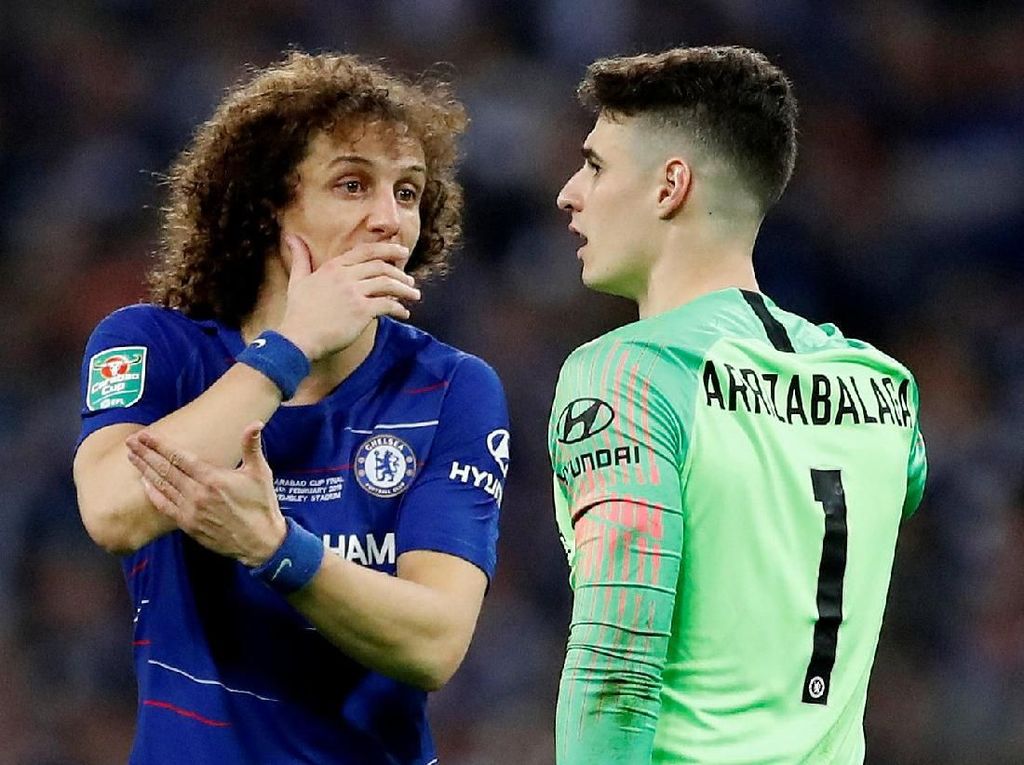 David Luiz kepada Kepa: Hormati Sarri David Luiz kepada Kepa: Hormati Sarri