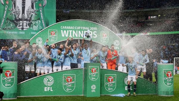 Manchester City Pertahankan Gelar Juara Piala Liga Inggris