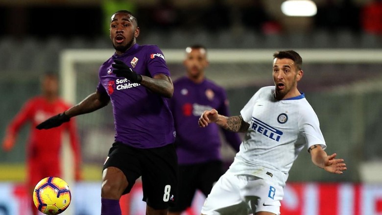 Hasil Liga Italia: Sempat Unggul Dua Gol, Inter Ditahan Fiorentina 3-3