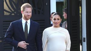 Meghan Markle Pakai Kaftan dari Dior di Maroko